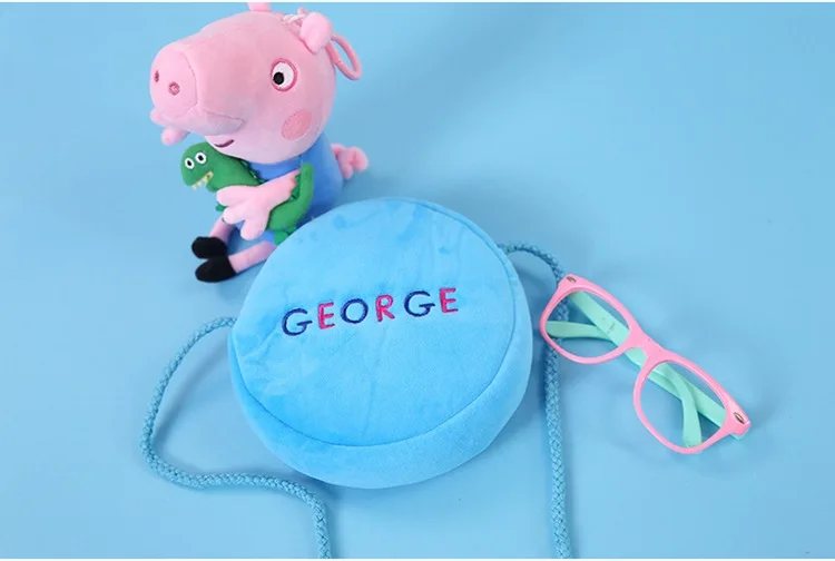 Милый детский чучело Peppa Pig кошелек животные игрушки Джордж Сузи Пеппа Плюшевые кошельки детский сад сумка Рюкзак кошелек деньги школьная сумка
