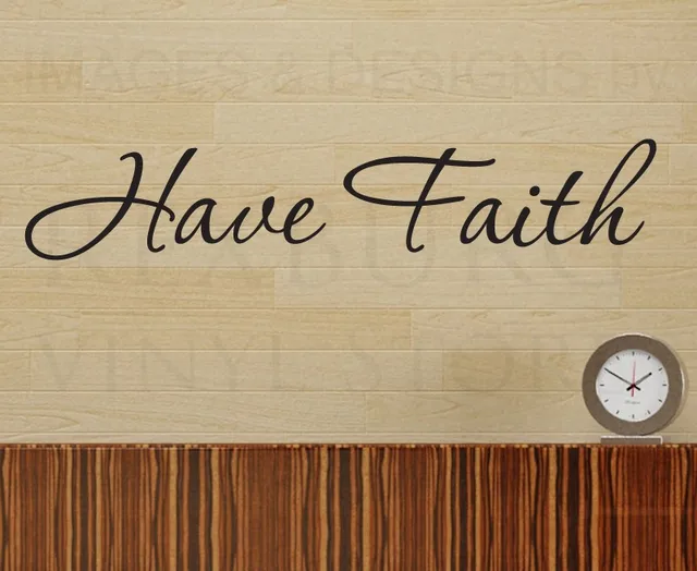 Wall Art Decal Vinyl Quote Sticker Lettering Large Have Faith Wall Art Decal Vinyl Quote Sticker Lettering Large Have Faith Religious Decor