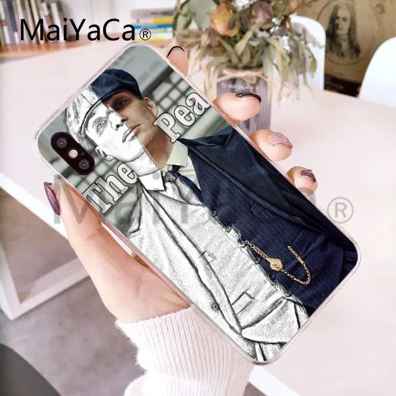 Чехол для телефона MaiYaCa Peaky Blinders Tv, милый чехол для телефона Tommee Shelby, для Apple iphone X и 8, 8 plus, 7, 7 plus, 6s, 6s Plus, XS, XR, 5c, чехол для телефона - Цвет: 2