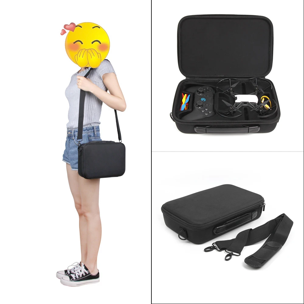 Travel Drone Bag Case For DJI Tello Drones Gamesir T1D Remote Control Carrying Storage