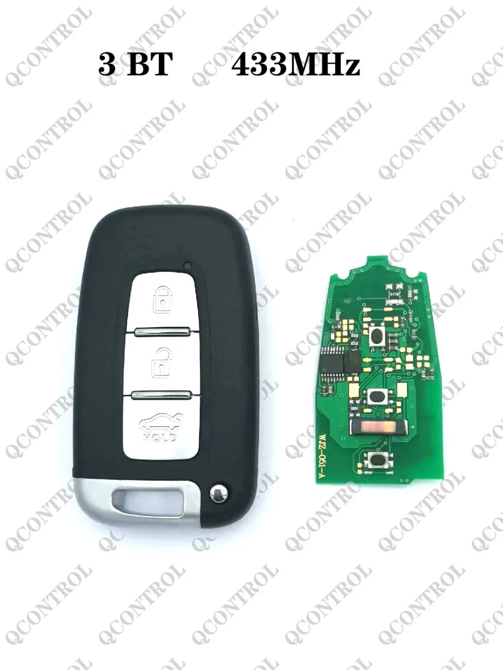 

QCONTROL Car Remote Smart Key Suit for HYUNDAI I30 I45 Ix35 Genesis Equus Veloster Tucson Sonata Elantra
