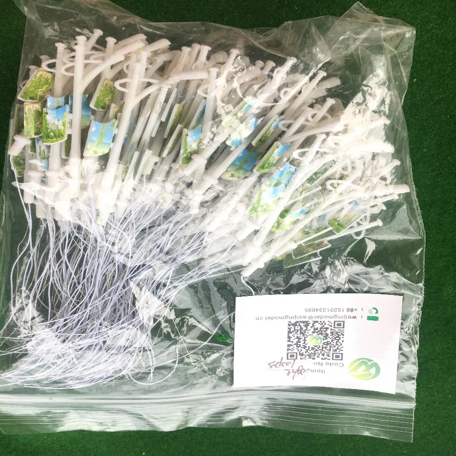 Новинка 100 шт./лот 6 в 1: 200 led теплый свет Масштаб Модель Железнодорожный поезд