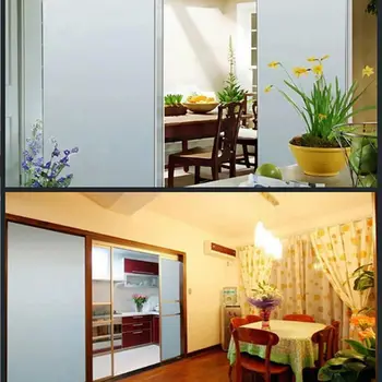 

Opaque White Privacy Self adhesive Glass Window Film Home Decor Frosted Window Sticker PET Office Bathroom Bedroom Glass film