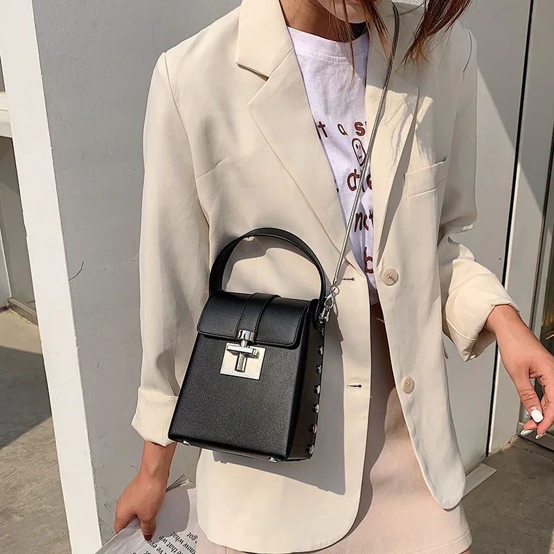 

JI HAO Original Design Summer Shoulder Bags PU Leather Crossbody Bag For Women Fashion Small Bags Ladies Chains Mini Handbag