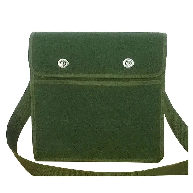 Army Green Adjustable Shoulder Strap Electrician Canvas Bagin Tool