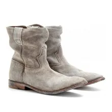 Ботильоны наивысшего качества в римском стиле; осенне-зимние женские сапоги для верховой езды на Плоском Каблуке; удобная обувь на толстой подошве; Botines