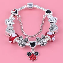 Dodocharms Европейская мода Микки Минни милый стиль браслет для женщин DIY браслет дети высокое качество подарок