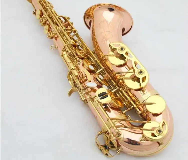 

Musical Instruments France 54R Tenor Saxophone Bb Tone Phosphor bronzeTube Gold Key High Quality Sax With Case Mouthpiece Gloves