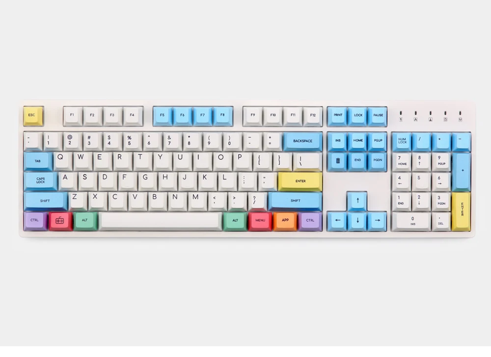 Мел рукав keycap124 клавиши pbt cherry mx механическая клавиатура keycaps краситель ПОДБИТАЯ вишня профиль 1,75 shift fit fc660 2,25