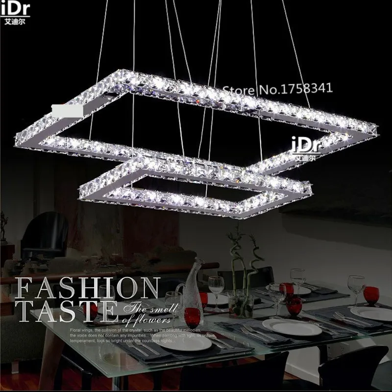 Modern Led Crystal Chandelier Home Lighting Living Room Lights