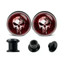 1 пара акриловых ушных пробок и тоннелей для пирсинга расширитель Носилки винт подходит для женщин ювелирные изделия для тела