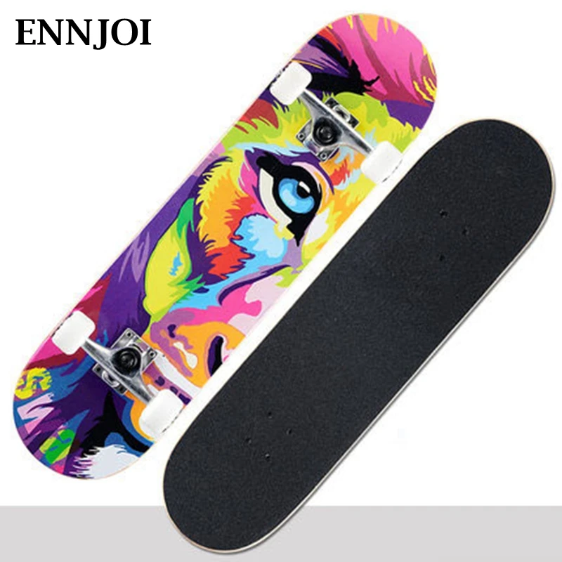 Printing Street Long Skate Board Complete Retro Graffiti Style Skateboard Maple Wood Deck Cruiser Long Board Skateboards Printing Street Long Skate Board Complete Retro Graffiti Style Skateboard Maple Wood Deck Cruiser Long Board Skateboards