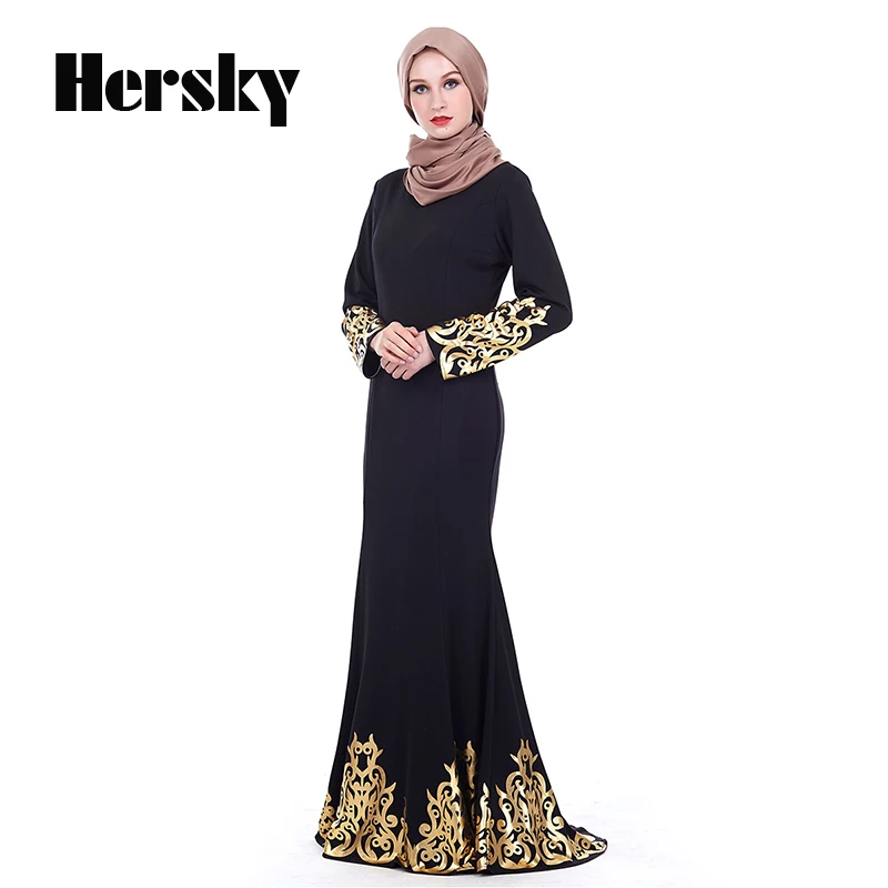 Стиль суда элегантные мусульманские женщины абаи Дубай Кафтан цветы горячего тиснения платье исламская женская одежда Турецкий халат платья