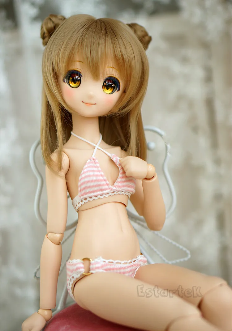 Estartek под заказ 1/4 сексуальный японский аниме косплей сексуальный карамельный цвет бикини костюм набор для BJD MSD MDD SDM как AE кукла Фигурка DIY