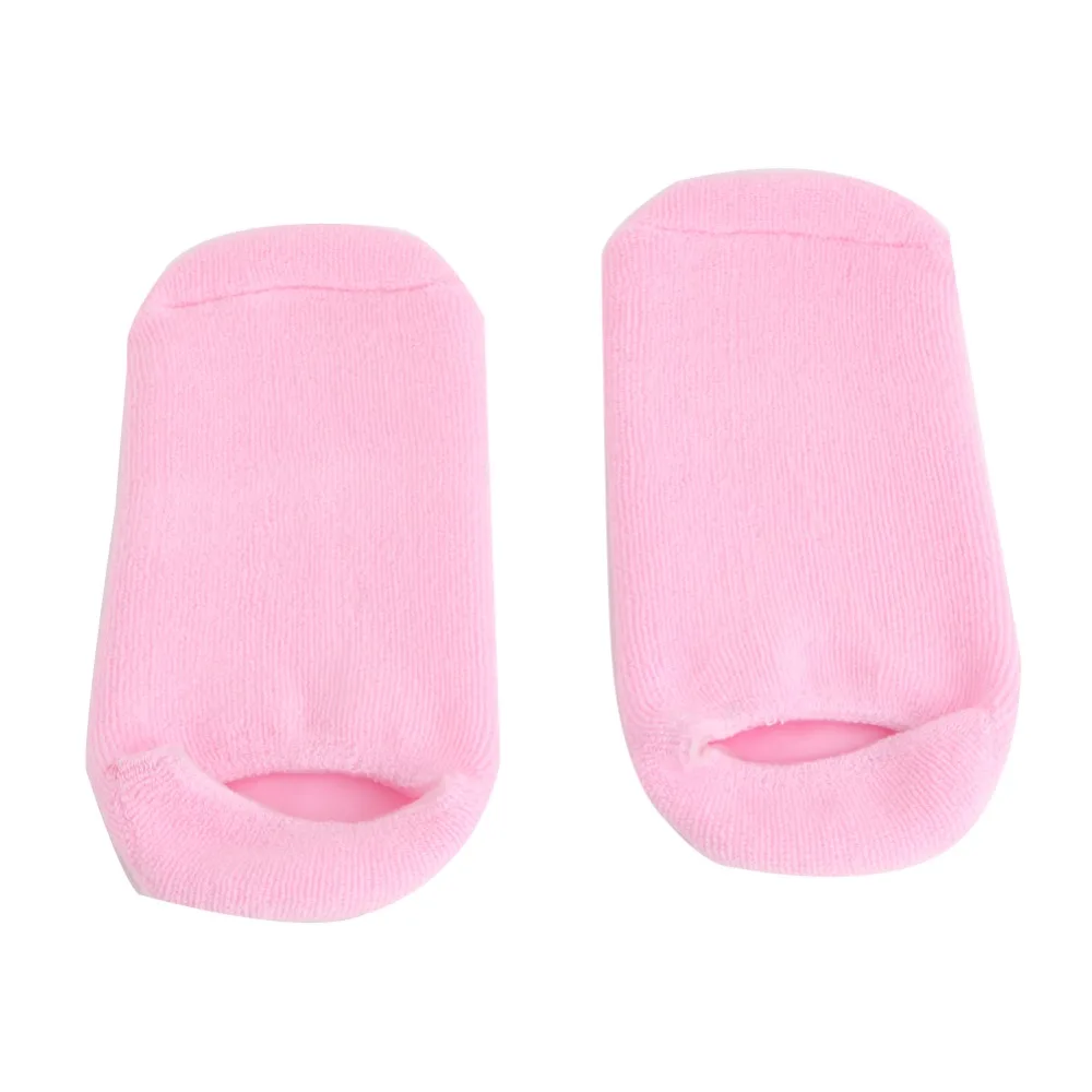 

1 Set Silicone Socks Reusable SPA Gel Moisturizing Socks Whitening Exfoliating Treatment Smooth Mask Feet Care