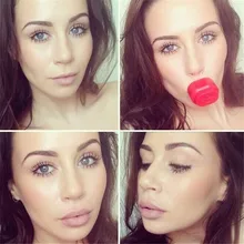 Вакуумный массажер для губ Улушителя круглый овальные устройство пикантные парадный вечерний костюм губы Pout более всасывания Для женщин Красота инструмент для Рождественский подарок