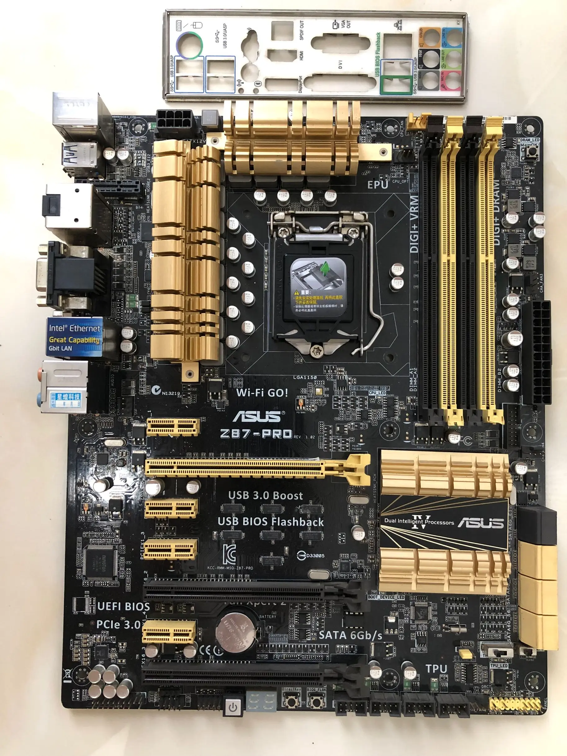 Placa base original para ASUS Z87 PRO, LGA 1150, DDR3, USB2.0, USB3.0