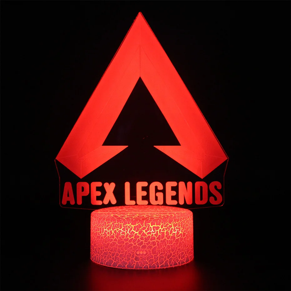 APEX Legends 3D лампа USB RGB Ночной светильник сенсорный светильник битва королевская игра Детский Светильник для сна s настольная лампа светодиодный ночной Светильник