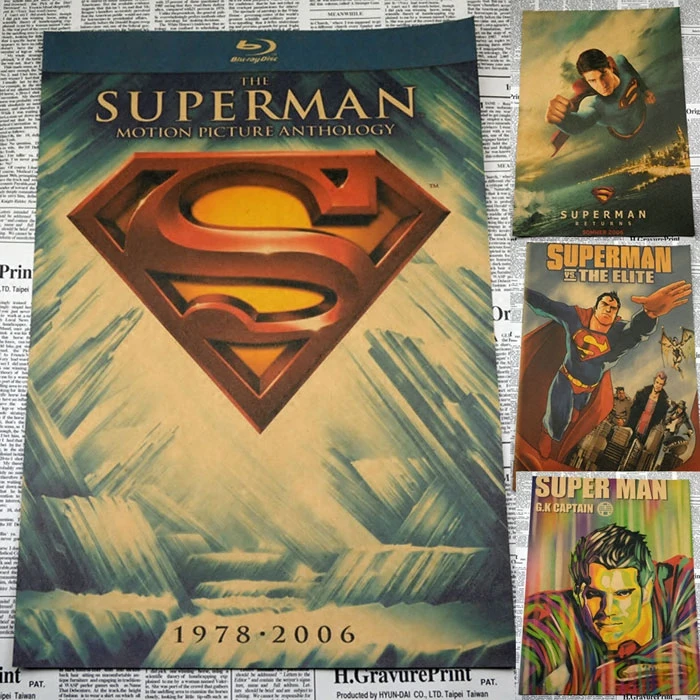 Vintage Paper Retro font b anime b font poster superman Posters kid cudi poster Vintage Home