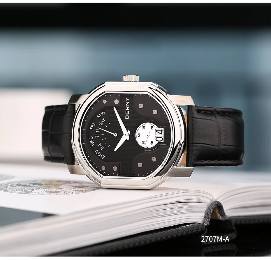 Высококачественные мужские спортивные часы, модный топ, роскошный бренд, Relogio Saat Montre Horloge Masculino Erkek Hombre, японский механизм