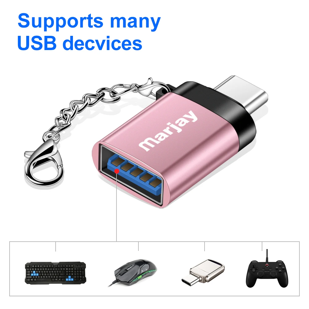 Адаптер Marjay USB C адаптер Type к 3 0 Thunderbolt OTG кабель для Macbook pro Air Samsung S10 S9 OTG|Переходники