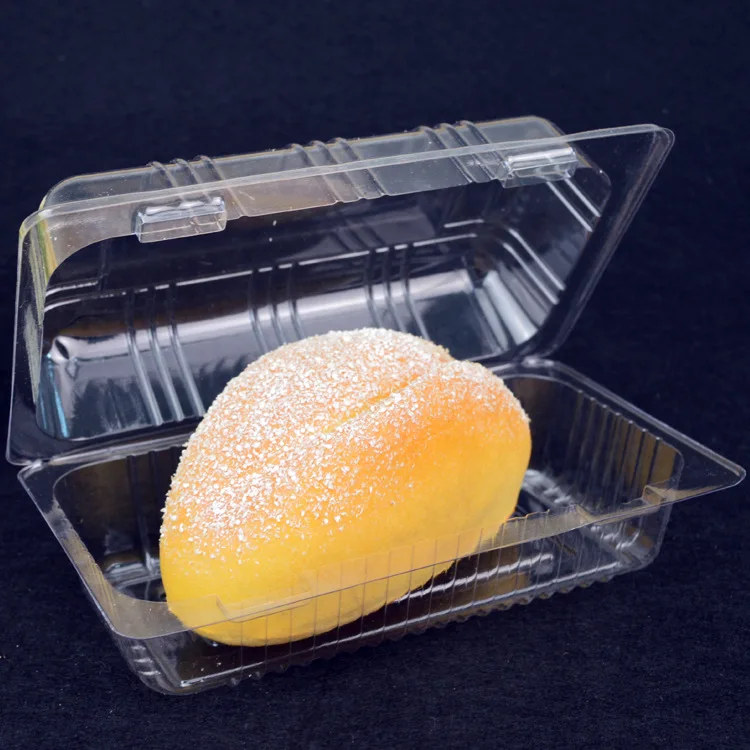 

Food packaging box transparent plastic box disposable packaging box blister boxes 14*6*7cm Free Shipping 100pcs