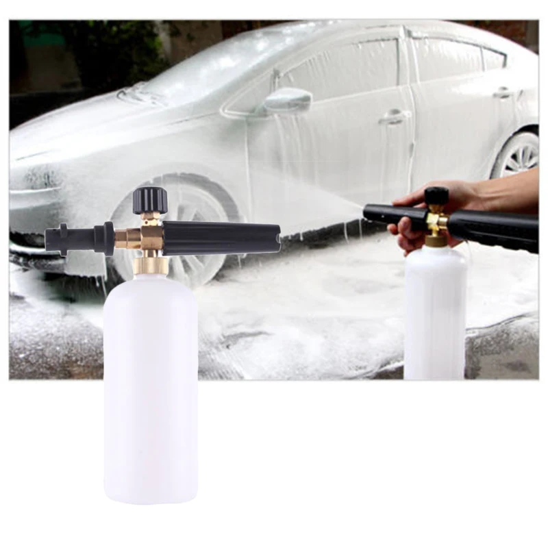 

1L Snow Foam Dispenser Cleaning Gun Soap Sprayer High Pressure Washer Nozzl Jet