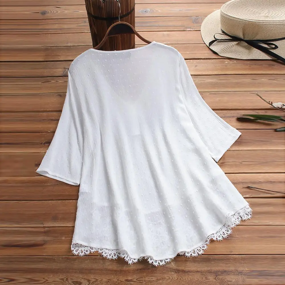 Poleras Mujer Haut Femme 2019 летняя льняная шляпа однотонные Топы уличная одежда Vogue Harajuku