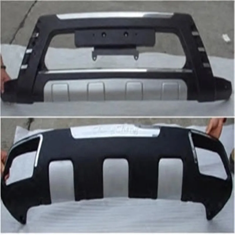 ABS Front+Rear Bumpers Car Accessories Car Bumper Protector Guard Skid