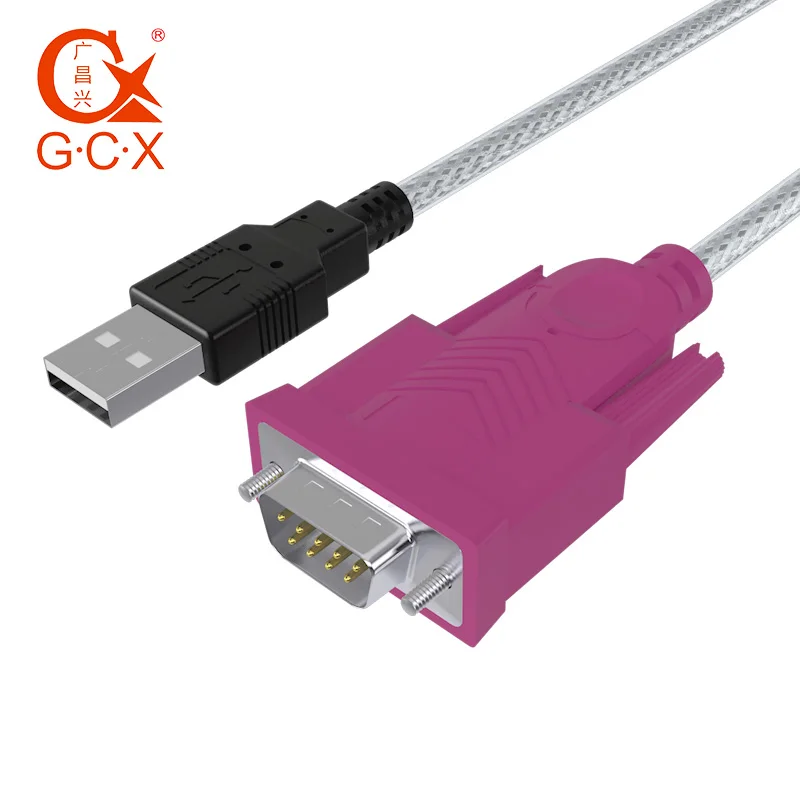 

USB to RS232 Serial Cable Chipset Male to Male 9Pin COM USB to DB9 Converter Adapter for Windows 7 8 10 XP Mac OS X Printer LED