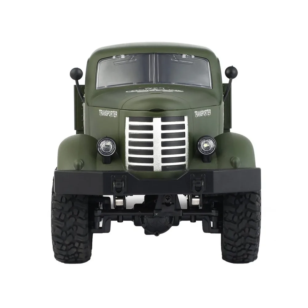 

JJR/C Q60 1/16 2.4G 6WD RC Off-Road Military Truck Transporter RC Car Remote Control Vehicle for Children Gift Kids Toy