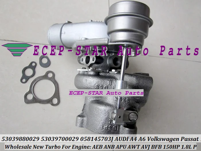 K03 53039880029 53039700029 058145703J Turbo Turbocharger For AUDI A4 A6 VW VOLKSWAGE Passat 1.8T AEB ANB APU AWT AVJ BFB 150HP (2)