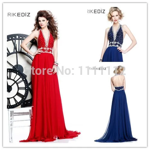 Free shippingCustom Made Deep V Neck Sequin Evening Dress See Through Red Chiffon Long Prom Party Gowns 2014 High Quality | Свадьбы и