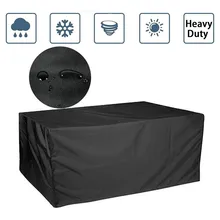 420D толстый Оксфорд водонепроницаемый мебельный чехол уличный стол для сада стул защита для дивана крышка патио дождь пылезащитный чехол