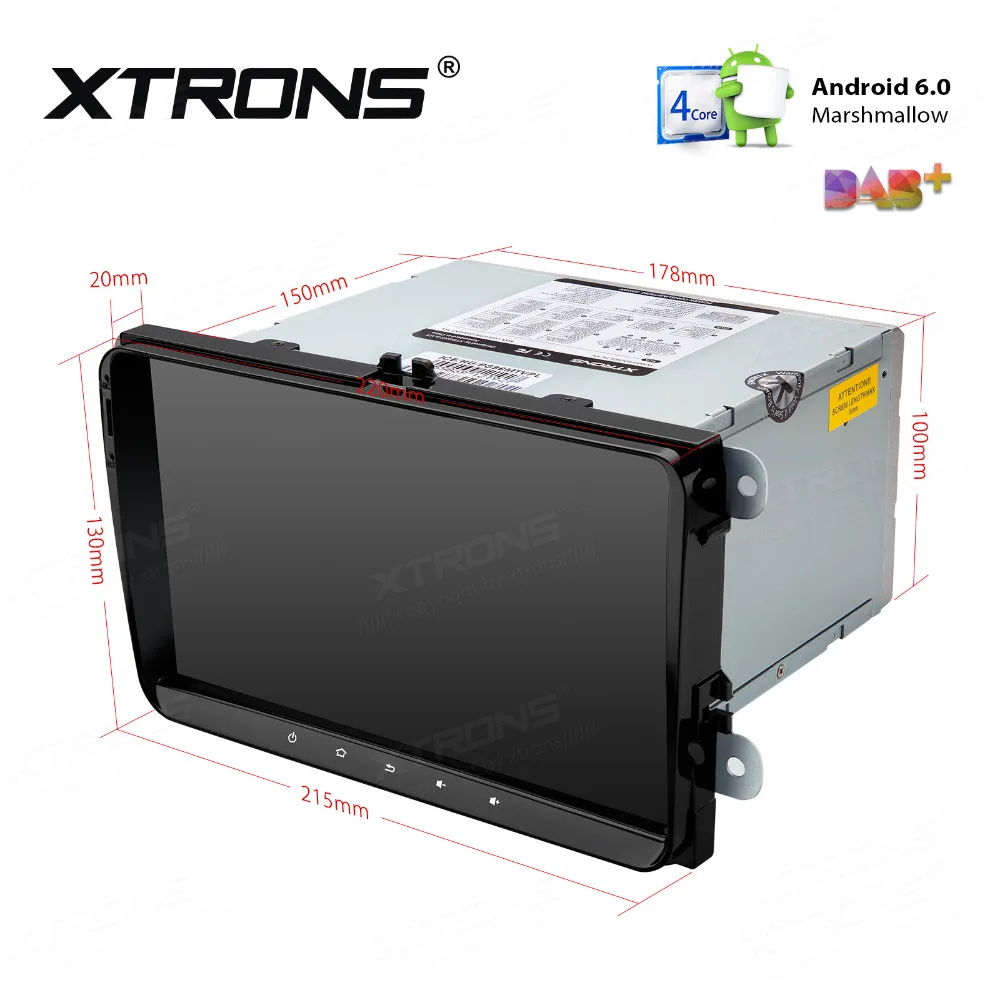 Top XTRONS 9" Android Head Unit Stereo Radio GPS Video Car DVD Player for Volkswagen Passat Estate Sedan Wagon for SEAT for SKODA 3
