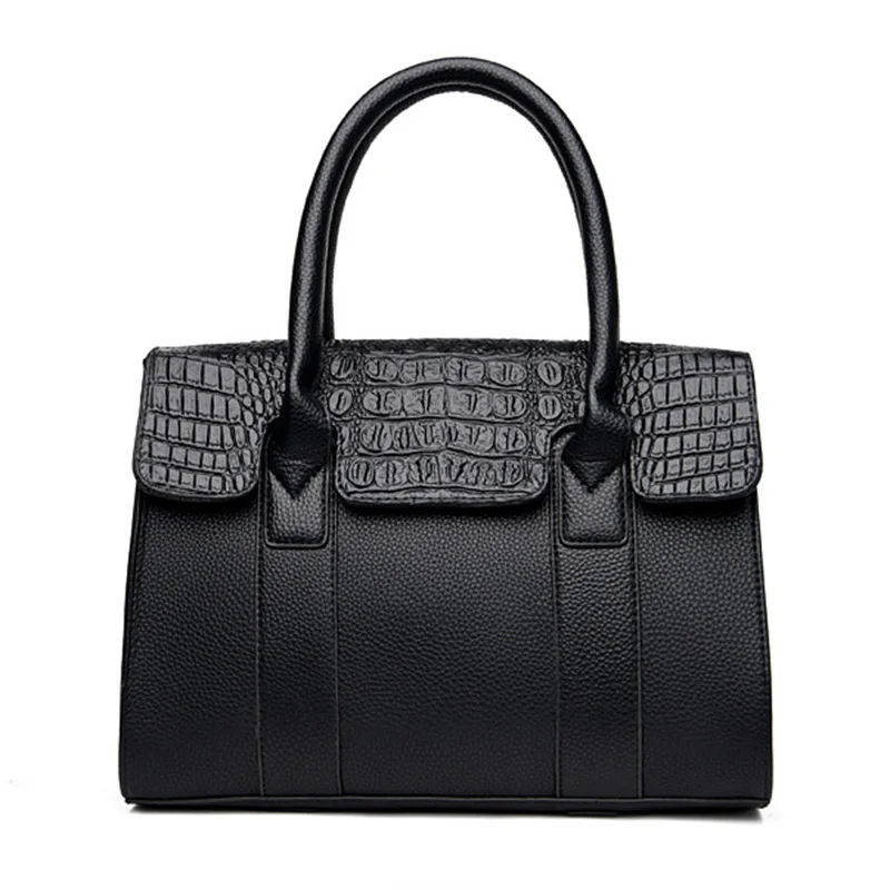 Women Handbag Crocodile Pattern Designer Luxury Leather Shoulder Bag Casual Crossbody Bags Sac A Main Fashion Style SS7134 (2)