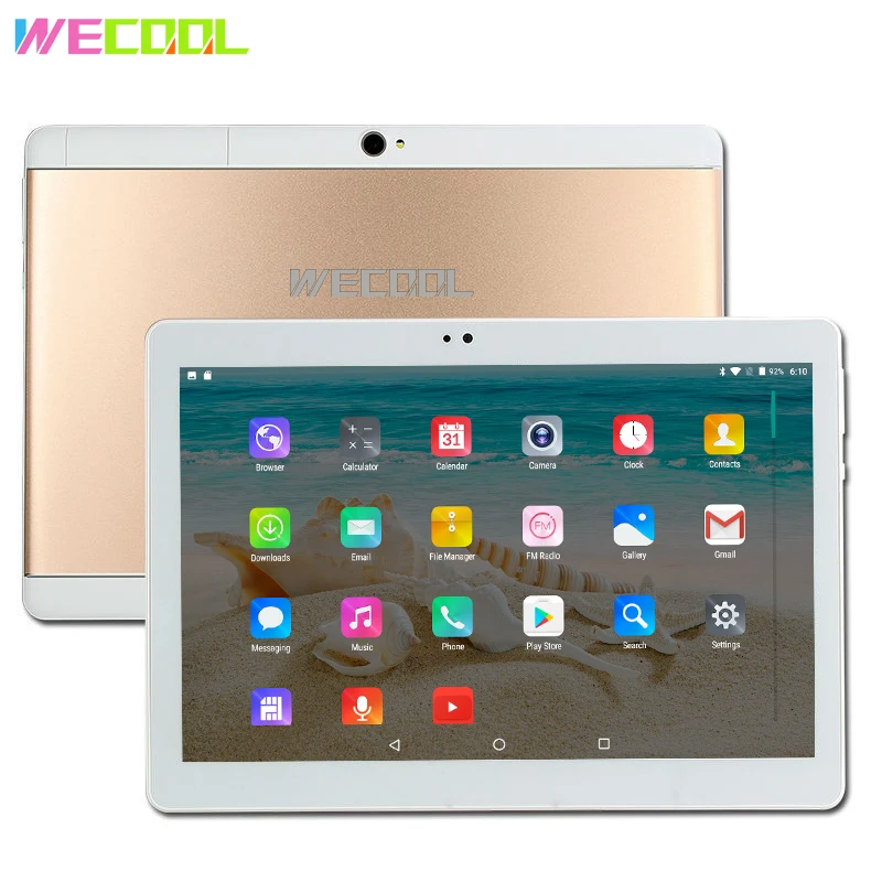 Новейшая модель WeCool 10 дюймовый планшетный ПК с системой андроида и 7 0 3g
