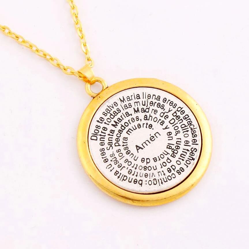 Круглое ожерелье с подвеской из цинкового сплава N1703 24 дюйма 37 8 мм|pendant necklace|necklaces