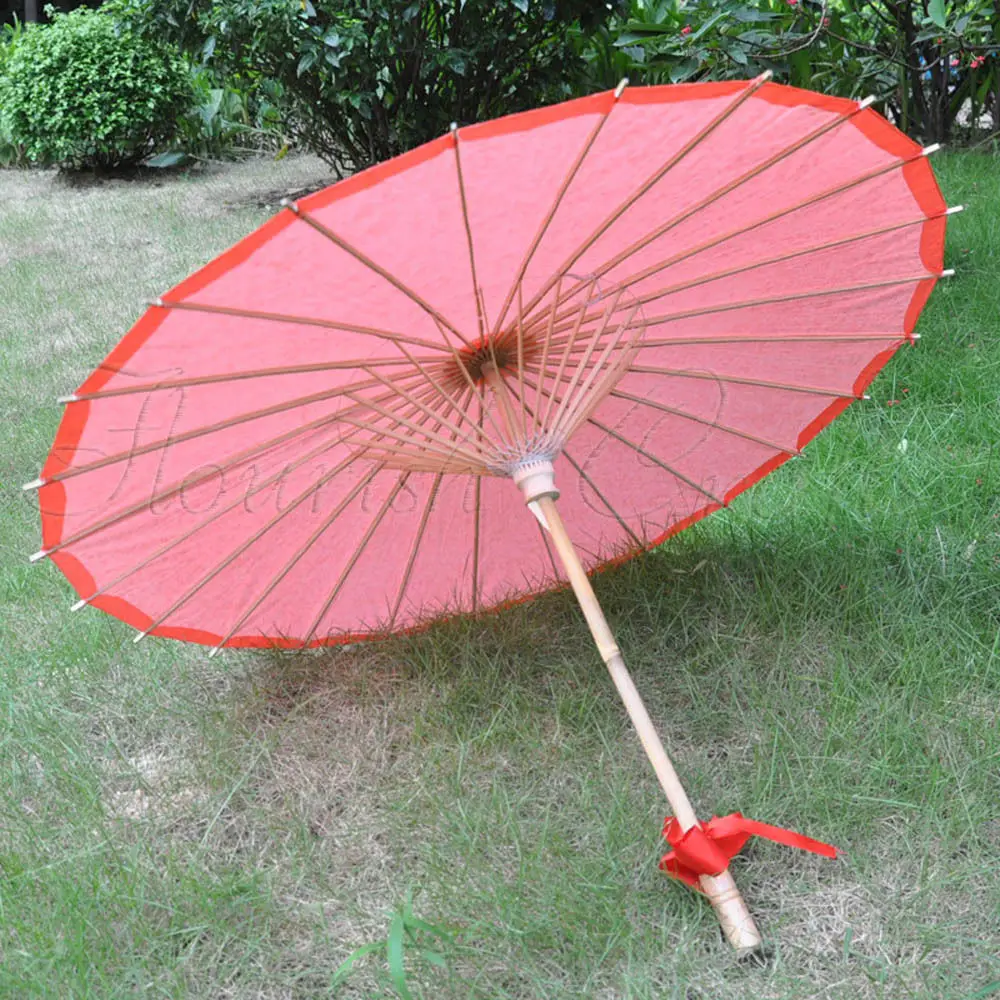 

[ Fly Eagle ]100pcs/lot Vintage Red Paper Umbrella Origami Design Possibly made in China