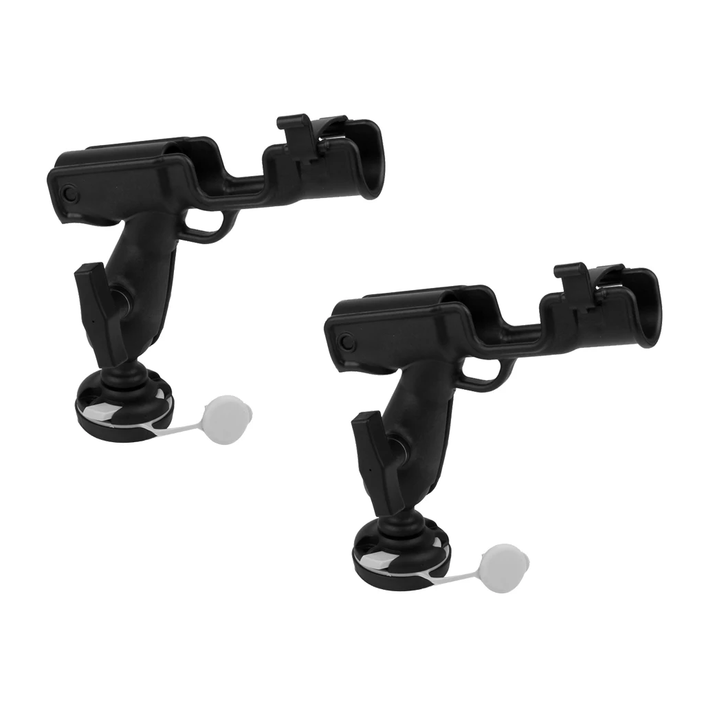 2 Pieces Canoeing Rafting Nylon Fishing Rod Holder Mount Bracket for Kayak Canoe Fishing Inflatable Boat Yacht Accessories