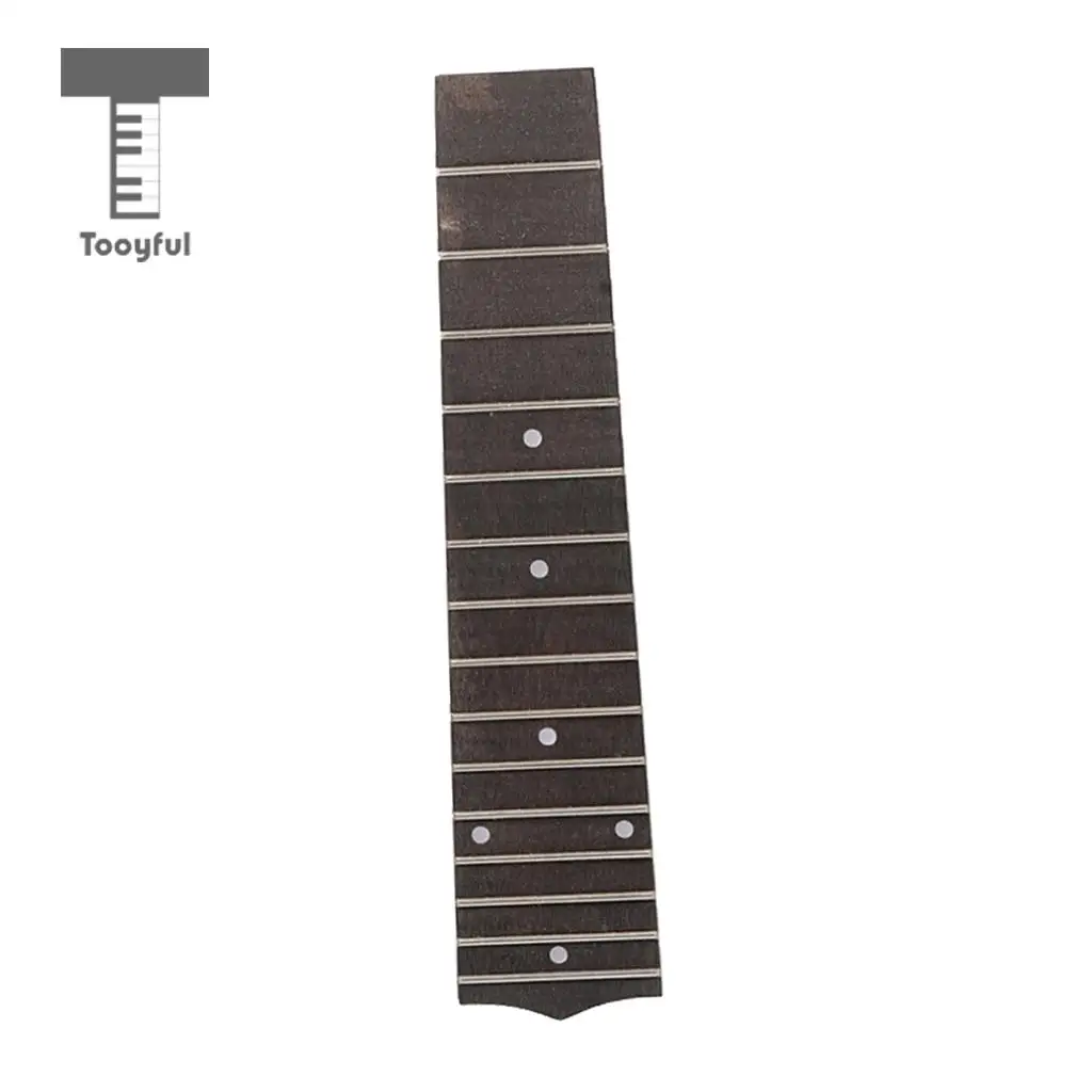 Tooyful Rosewood 15 frets Ukulele Fingerboard Fretboard Mini 21 inch Ukulele Parts