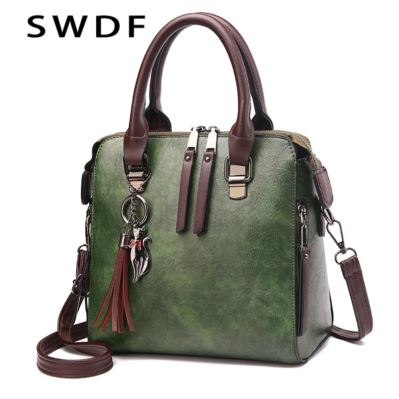 Lady Leather Handbag Messenger Tassels Satchel Tote Purse Travel Shoulder K Lady Leather Handbag Messenger Tassels Satchel Tote Purse Travel Shoulder K
