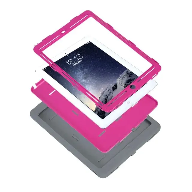 Чехол для Apple iPad 6 Чехол для iPad Air 2 высокопрочная защита ударопрочный чехол для планшета Чехол для iPad Air 2 - Цвет: NO8