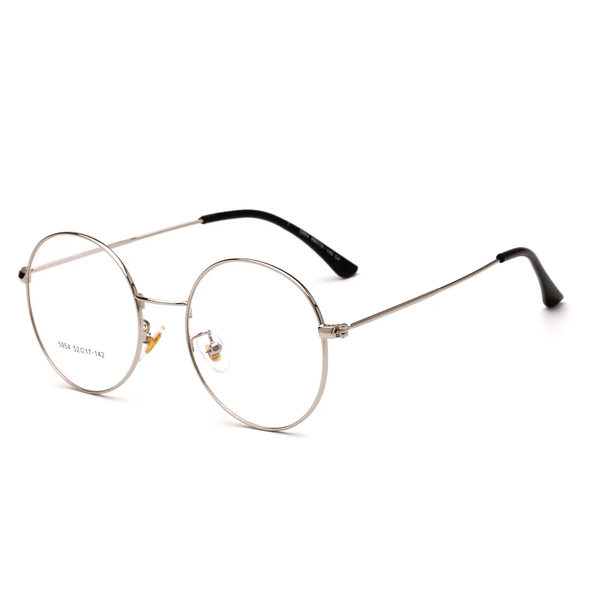 Очки унисекс Gafas корейский Ретро Круглый Металлический Тройник очках рамы 2018 и
