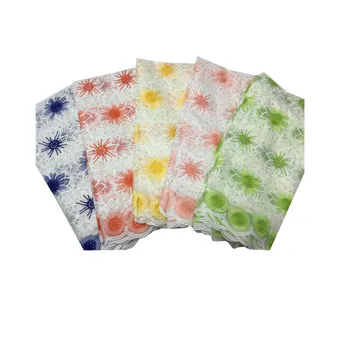 

New Arrival milk silk guipure lace fabric high quality African cord lace fabric embroidered chemical lace fabric pl66-38