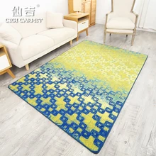 CIGI ковер Европейский стиль полоса прямоугольный ковер гостиная спальня пол одеяло коврик кухня Противоскользящий коврик хлопковый ковер