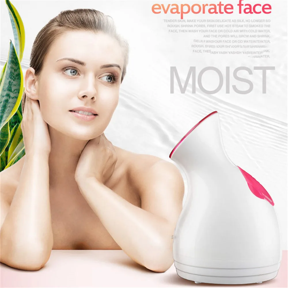 

Newest 220V Deep Cleansing Face Cleaner Beauty Face Steaming Device Facial Steamer Machine Facial Thermal Syringe Skin Care Tool
