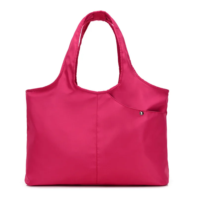 Fashion Waterproof Women Handbag Casual Large Shoulder Bag Nylon Big Capacity Tote Luxury Brand Des