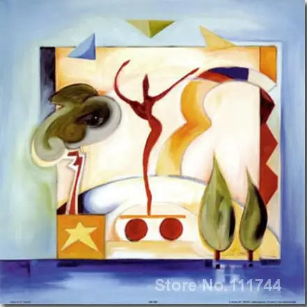 

Art supplies fun in the sun alfred gockel handmade abstract landscape oil painting for living room decor