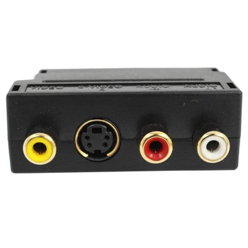 

2 Packs 20 Pin Male to Female Pin 3 RCA AV + S-Video Adapter - Black